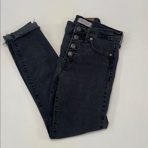 Madewell high rise skinny jeans